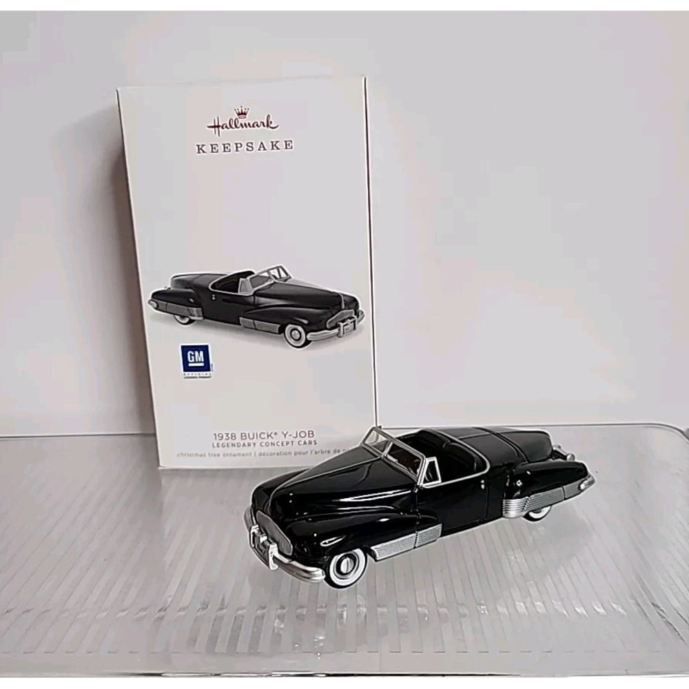 Hallmark Keepsake 38' Buick Y-Job Ornament Legendary Concept Cars Die-Cast Metal